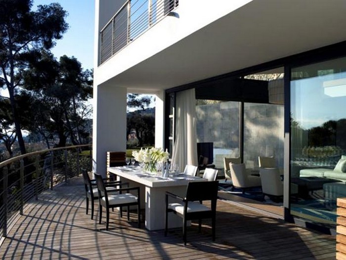 別墅設計的全景塞浦路斯海岸別墅